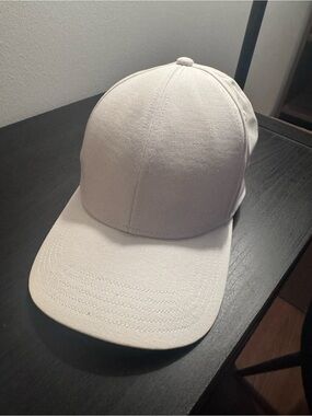 Aritzia White Baseball Cap